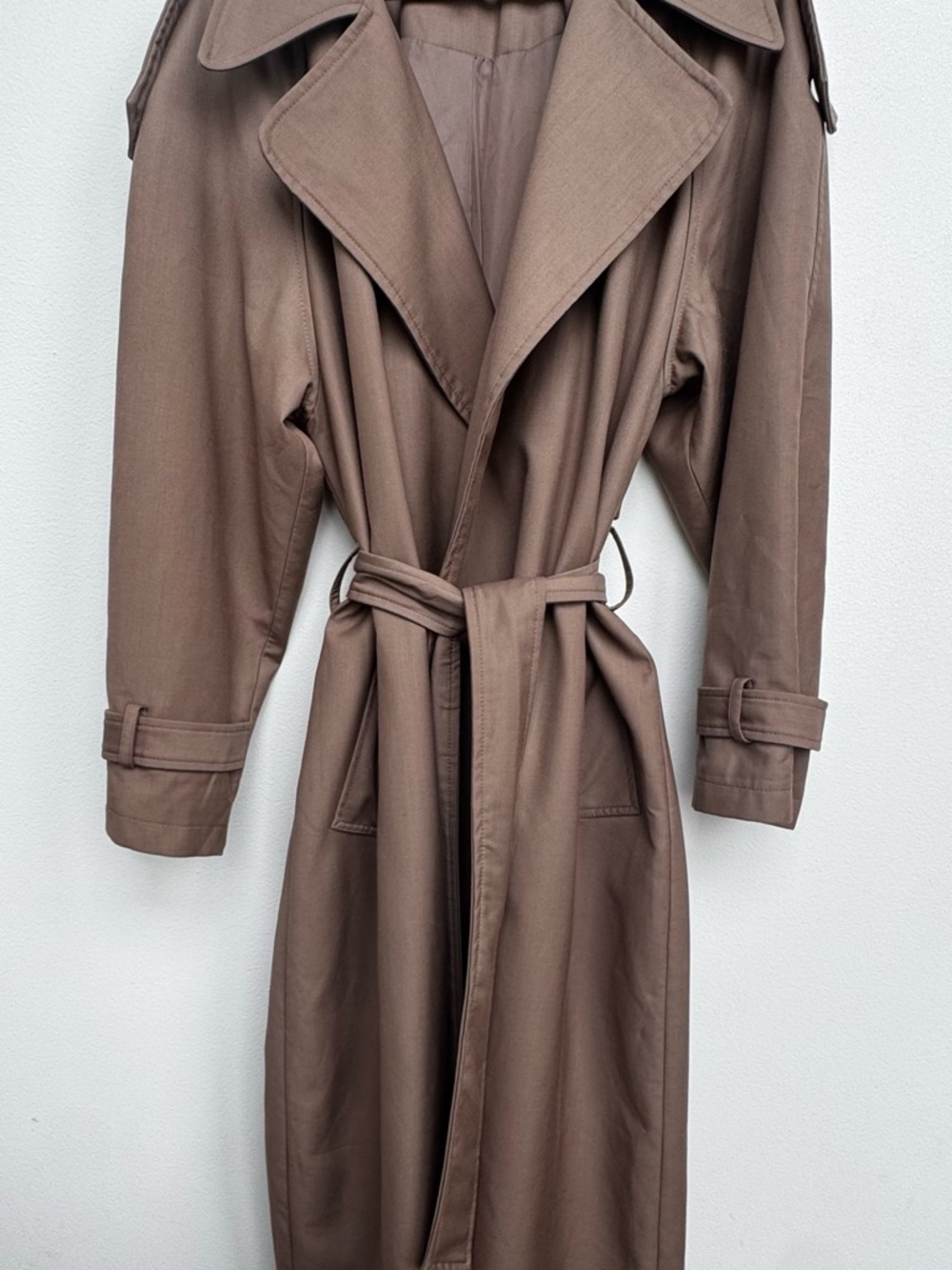 Topshop Taupe Trench Coat